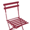Beliani FIORI - Bistro set for 2 - Bordeaux red - Steel