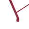 Beliani FIORI - Bistro set for 2 - Bordeaux red - Steel