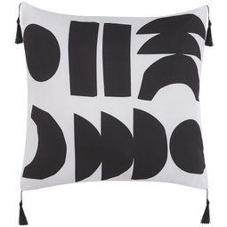 Beliani LIRIOPE - Decorative cushion set of 2 - White - 45 x 45 cm - Polyester