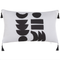 Beliani LIRIOPE - Decorative cushion set of 2 - White - 30 x 50 cm - Polyester