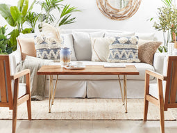 Beliani RALEY - Coffee table - Light wood color - Acacia wood