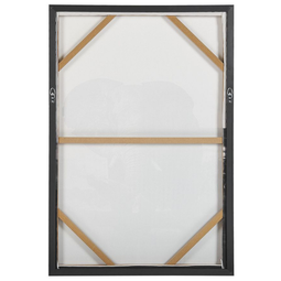 Beliani NIBBIA - Canvas - Gray - Polyester