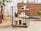 Beliani GABBS - Kitchen trolley - Light wood color - Metal
