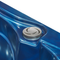 Beliani TULAROSA - Whirlpool outdoor bath - Blue - 210 x 210 cm - Acrylic