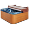 Beliani TULAROSA - Whirlpool outdoor bath - Blue - 210 x 210 cm - Acrylic