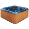 Beliani TULAROSA - Whirlpool outdoor bath - Blue - 210 x 210 cm - Acrylic