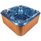 Beliani TULAROSA - Whirlpool buitenbad - Blauw - 210 x 210 cm - Acryl