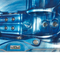 Beliani TULAROSA - Whirlpool outdoor bath - Blue - 210 x 210 cm - Acrylic