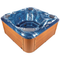 Beliani TULAROSA - Whirlpool buitenbad - Blauw - 210 x 210 cm - Acryl