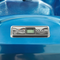 Beliani TULAROSA - Whirlpool outdoor bath - Blue - 210 x 210 cm - Acrylic
