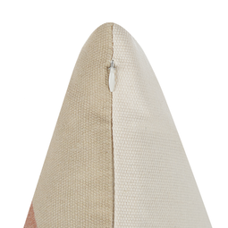 Beliani CALLIOPSIS - Decorative cushion set of 2 - Beige - 45 x 45 cm - Polyester