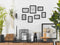 Beliani DENKORO - Wall decoration - Black - MDF