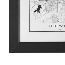 Beliani DENKORO - Wall decoration - Black - MDF