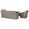 Beliani FONTI - Lounge set for 5 - Natural - PE rattan