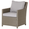 Beliani FONTI - Lounge set for 5 - Natural - PE rattan