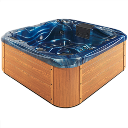 Beliani LASTARRIA - Whirlpool outdoor pool - Blue - 200 x 200 cm - Acrylic