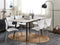 Beliani EFTALIA - Extendable dining table - White - 80 x 120/150 cm - MDF