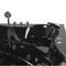 Beliani TOCOA II - Corner bath whirlpool - Black - 146 x 207 cm - Acrylic
