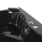 Beliani TOCOA II - Corner bath whirlpool - Black - 146 x 207 cm - Acrylic