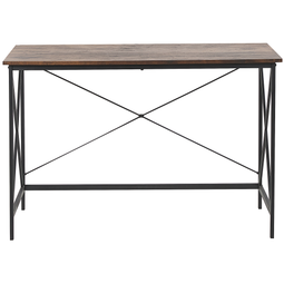 Beliani FUTON - Desk - Dark wood color - MDF