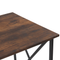 Beliani FUTON - Desk - Dark wood color - MDF