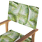 Beliani CINE - Garden chair set of 2 - Green/Wood/Leaves - Polyester