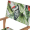 Beliani CINE - Garden chair set of 2 - Light wood/Green/Toucan - Polyester
