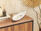 Beliani MUKOT - Decorative bowl - White - Polyresin