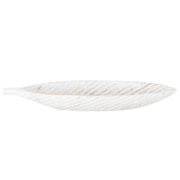 Beliani MUKOT - Decorative bowl - White - Polyresin