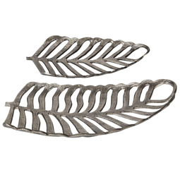 Beliani AMNISOS - Decorative bowl - Silver - Aluminum