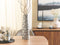 Beliani SUKHOTHAI - Flower vase - Silver - Aluminum