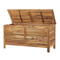 Beliani RIVIERA - Cushion box - Light wood color - 130 cm - Acacia wood
