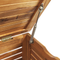 Beliani RIVIERA - Cushion box - Light wood color - 130 cm - Acacia wood