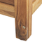 Beliani RIVIERA - Cushion box - Light wood color - 130 cm - Acacia wood