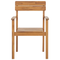 Beliani FORNELLI - Garden chair set of 2 - Light wood color - Acacia wood