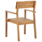 Beliani FORNELLI - Garden chair set of 2 - Light wood color - Acacia wood