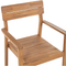 Beliani FORNELLI - Garden chair set of 2 - Light wood color - Acacia wood