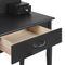 Beliani ASTRE - Dressing table - Black - MDF