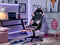 Beliani VICTORY - Gaming chair - Pink/Black - Faux leather
