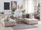 Beliani TIBRO - Modular sofa - Beige - Polyester