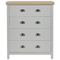 Beliani CLIO - Chest of drawers - Gray - Fibreboard