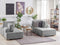 Beliani TIBRO - Modular sofa - Gray - Polyester