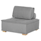 Beliani TIBRO - Modular sofa - Gray - Polyester