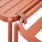 Beliani TERRACINA - Lounge set for 2 - Orange - Aluminum