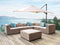Beliani MONZA II - Floating parasol - Beige - Polyester