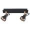 Beliani BARO - Ceiling lamp - Black - Iron