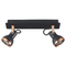 Beliani BARO - Ceiling lamp - Black - Iron