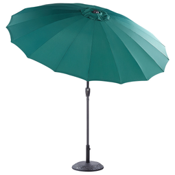 Beliani BAIA - Parasol - Green - 270 cm - Polyester
