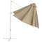 Beliani SAVONA II - Floating parasol - Taupe/White - Polyester