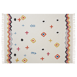 Beliani MORENA - Plaid - Multicolor - 130 x 180 cm - Cotton